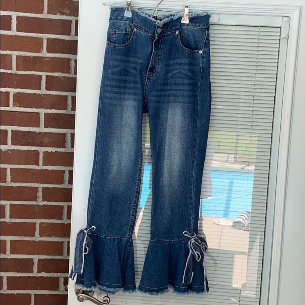 Ankle length jeans